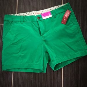 Mahul Green Cotton Shorts Size 10 NWT